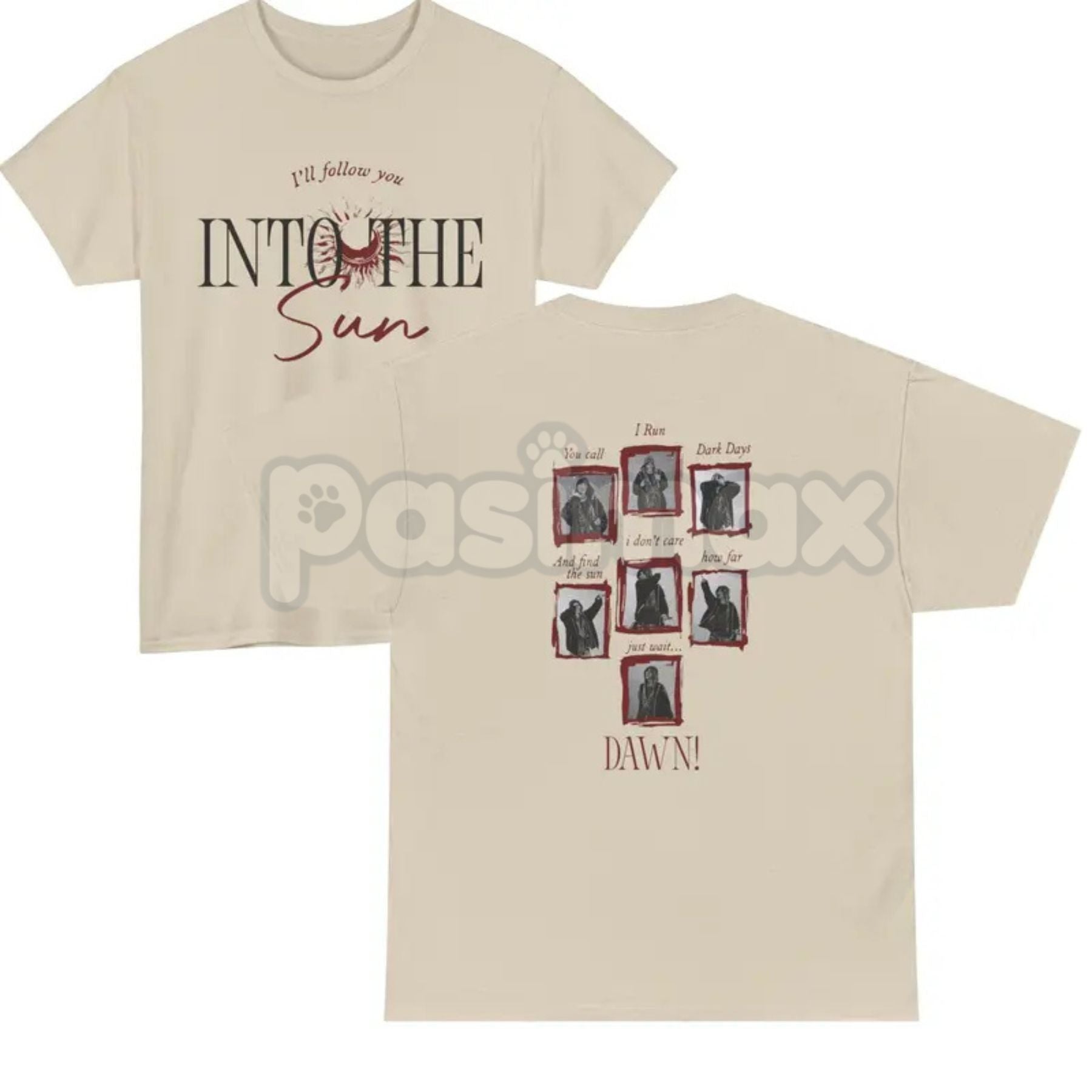 Into The Sun Lyrics Kpop World Tour Shirt | Gift for Fans Tee