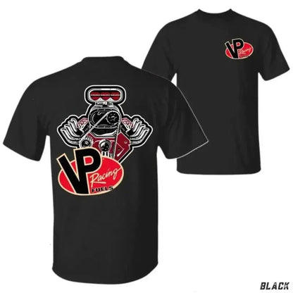 VP Racing Fuels V8 Engine Graphic Tee - Men's Tropical Car Lover's T-shirt, Summer Fashion Apparel