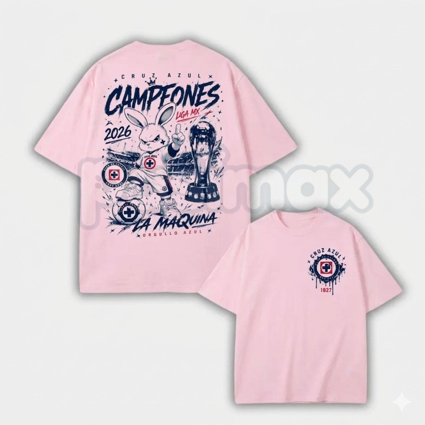 Cruz Azul Campeones 2026 T-Shirt – Liga MX Champion La Máquina Soccer Graphic Tee