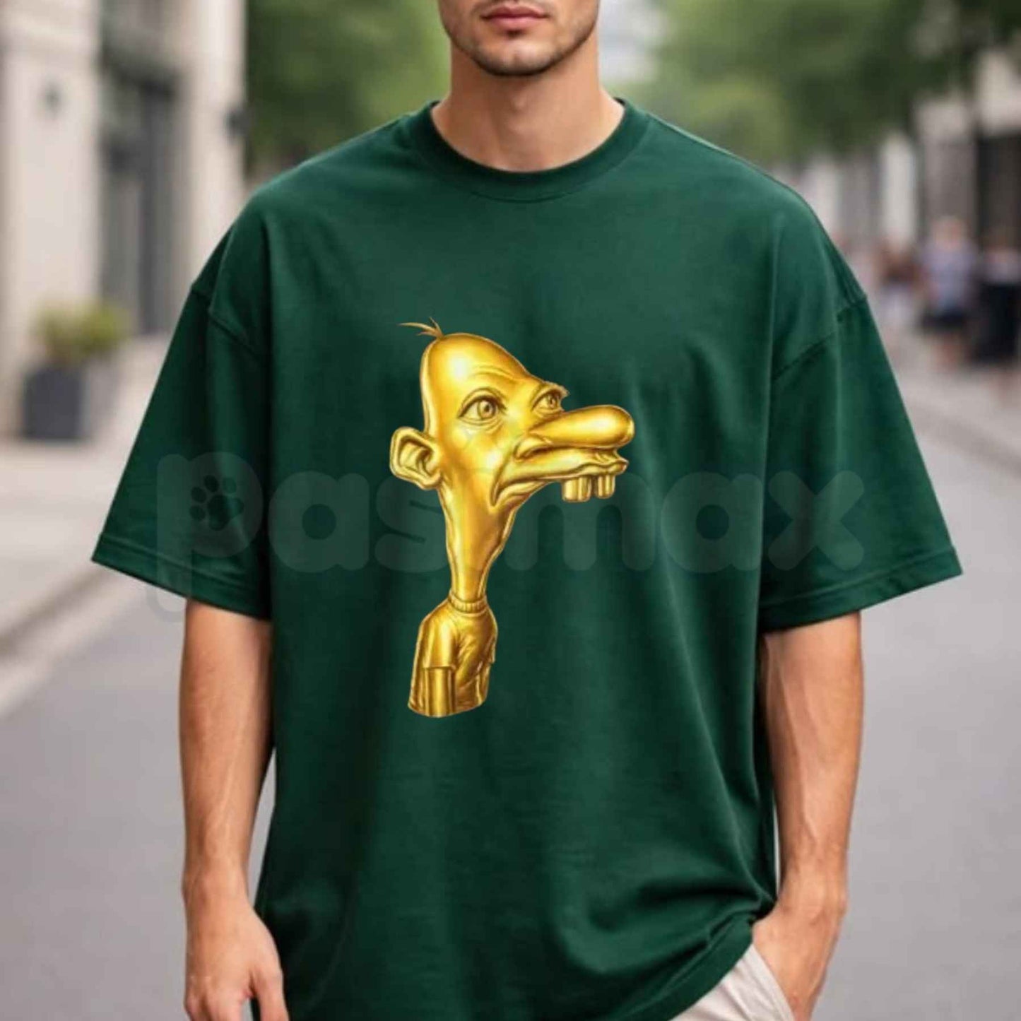 Neegy Meme Cartoon Head T-Shirt – Funny Viral Internet Humor Unisex Cotton Tee
