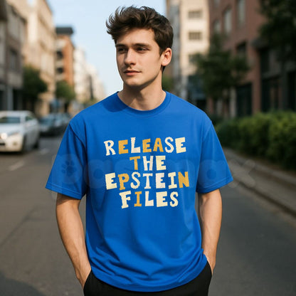 Release The Epstein Files T-Shirt – Trump Rally Protest Political Satire Tee