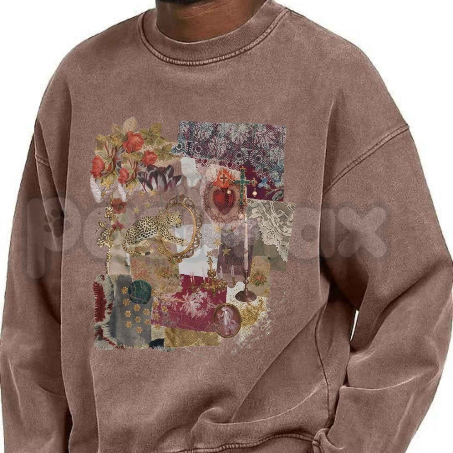 The HEIRLOOM Vintage Wash Sweatshirt – Retro Heritage Crewneck Pullover, Vintage Acid Washed Lightweight Cotton Unisex Streetwear Top