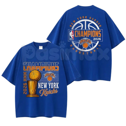 New York Knicks 2026 NBA Champions T-Shirt – Knicks Nation Victory Celebration Premium Graphic Tee
