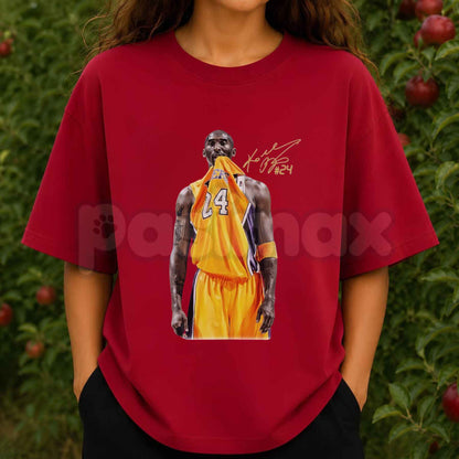 Retro Kobe Bite Character T-Shirt – Mamba Basketball Anime Graphic Unisex Tee
