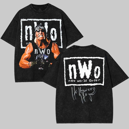 Retro NWO Hulk Hogan T-Shirt - Vintage Wrestling Tee, NWO 90s WWF Throwback