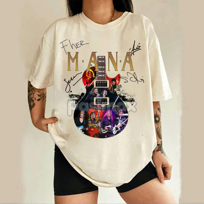 Maná Tour 2025 Vintage Latin Rock Shirt - Retro Band T-Shirt for Men & Women, Official Fan Merch