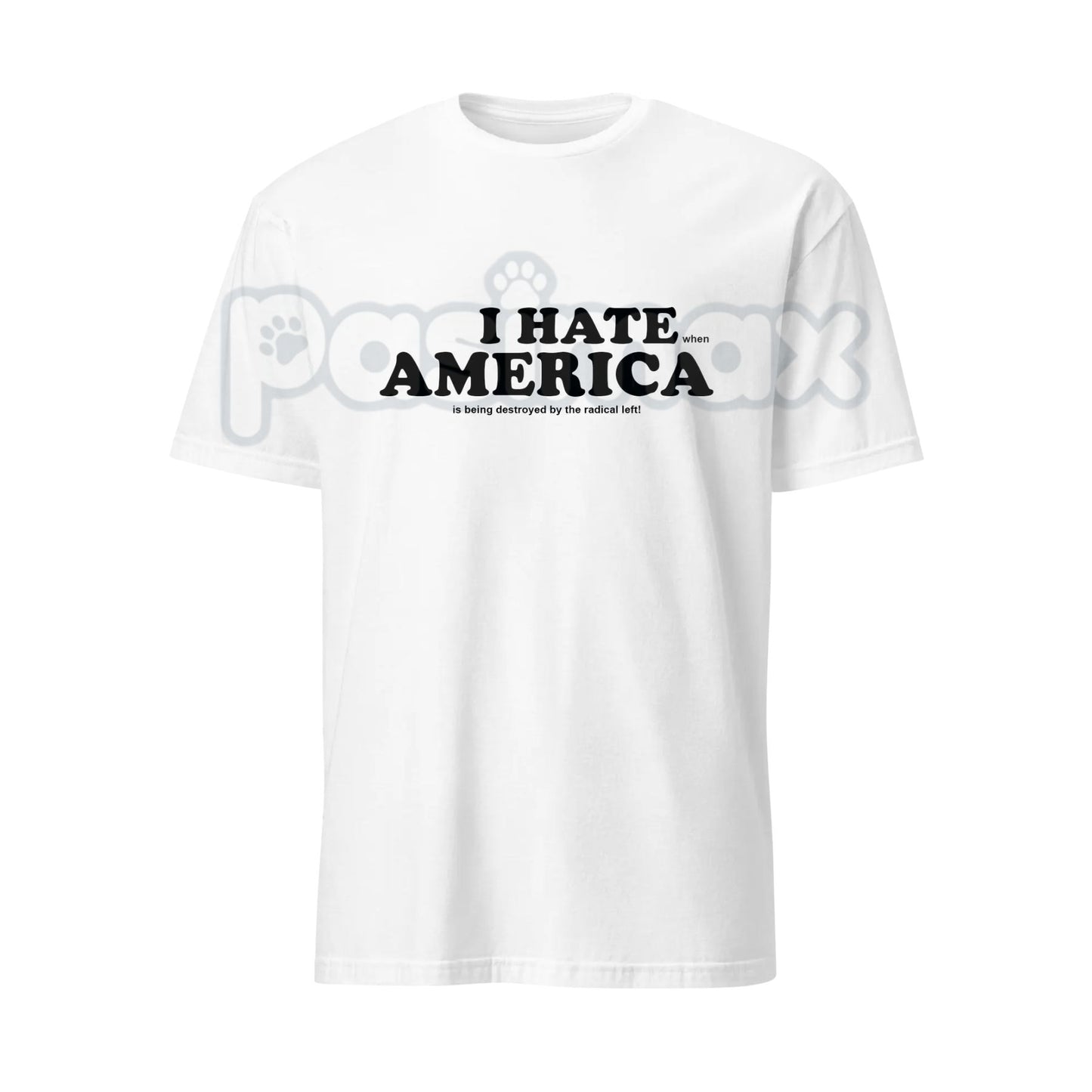 "I HATE AMERICA" TEE - Bold Political Statement Shirt, Anti-Establishment Slogan Apparel, Provocative Free Speech Top