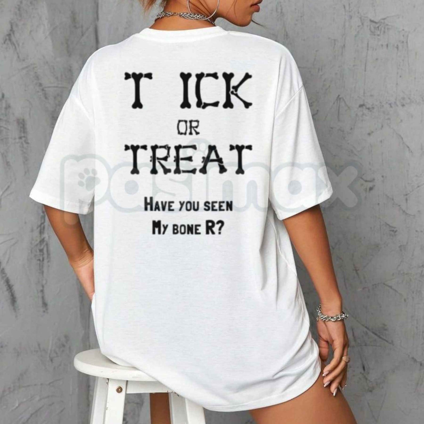 Tick Or Treat Halloween T-Shirt – Funny Bug & Blood Sucker Unisex Cotton Graphic Tee