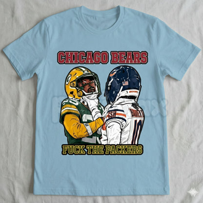 Chicago Bears Rivalry Clash T-Shirt - Gameday Football Pride Graphic Tee, Chicago vs. Everybody Fan Apparel, Classic North Midway Rivalry Shirt