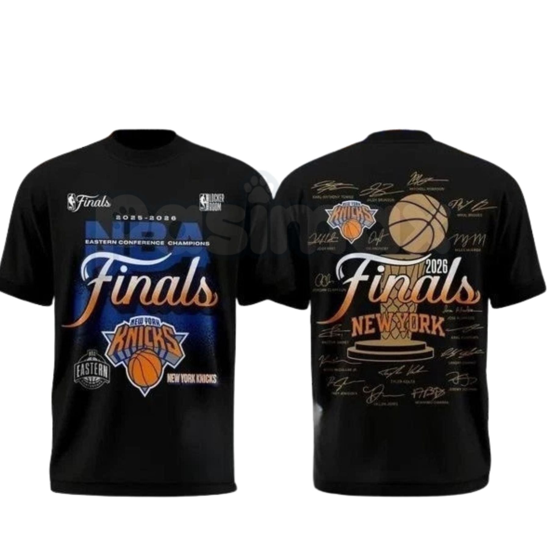 New York Knicks 2026 Finals Game Shirt | Blue and Orange Playoffs