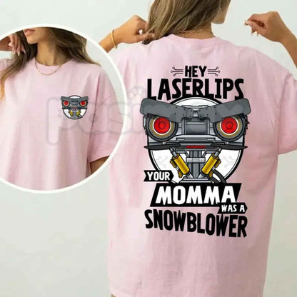 Short Circuit T-Shirt – Hey Laser Lips Your Mama Was A Snowblower Vintage Movie Tee