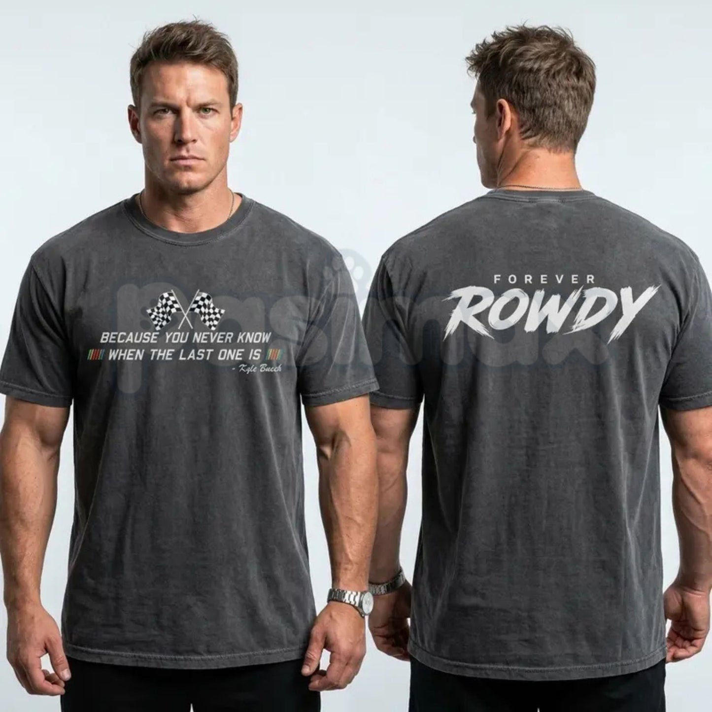 "Rowdy" KB Tribute Racing T-Shirt – Vintage Legend Memorial Motorsports Fan Graphic Tee