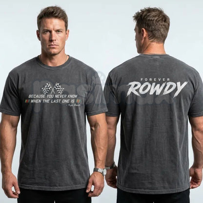 "Rowdy" KB Tribute Racing T-Shirt – Vintage Legend Memorial Motorsports Fan Graphic Tee