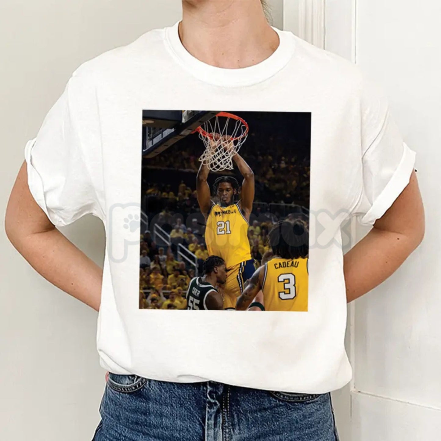 Morez Johnson Funny Basketball T-Shirt - Viral Basketball Meme Graphic Tee, Premium 100% Cotton Sports Fan Gift, High School & College Hoops Apparel, Soft Lived-In Heavyweight Basketball Culture Top, Made in USA Athletic Fashion