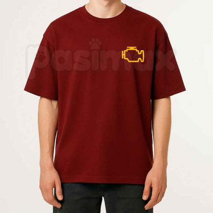 Pure Check Engine Light T-Shirt – Funny Car Mechanic Automotive Unisex Graphic Tee