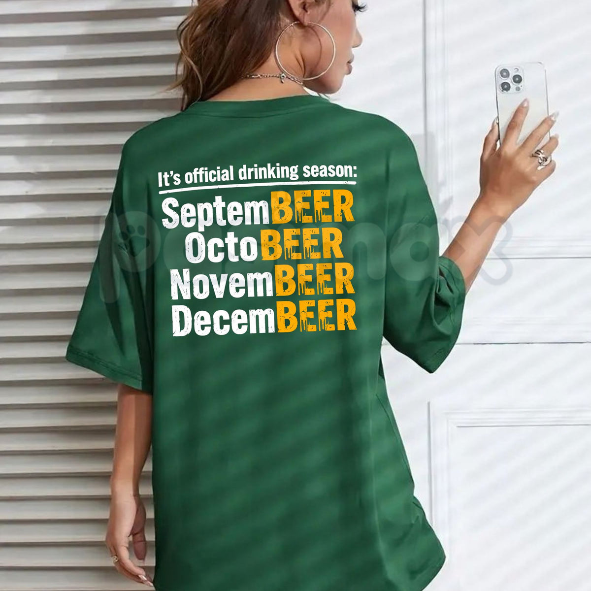 Drinking Season Beer Lover T-Shirt – Funny Summer Craft Beer Alcohol Graphic Tee