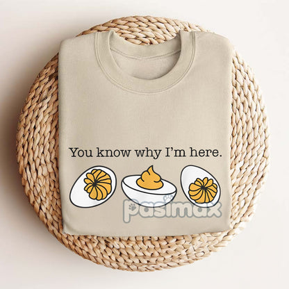 Funny Deviled Egg Thanksgiving T-Shirt - Retro Holiday Graphic Tee, Gift for Foodies