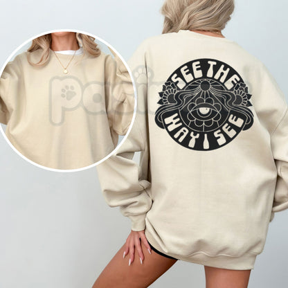 STWIS Logo Vintage Sweatshirt | Retro Brand Graphic Crewneck