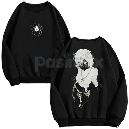 Shizuku #8 Phantom Troupe Graphic Tee – Hunter x Hunter Streetwear Hoodie & Double-Sided Vintage Sweatshirt