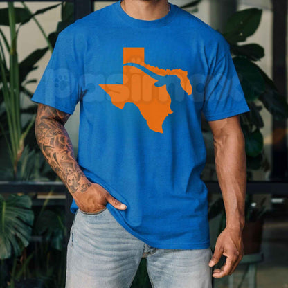 Texas State Map T-Shirt – Lone Star Pride Geographic Unisex Tee For Men Women Kids