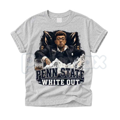Penn Stay White Out T-Shirt – Funny Football Tailgate Unisex Cotton Graphic Tee
