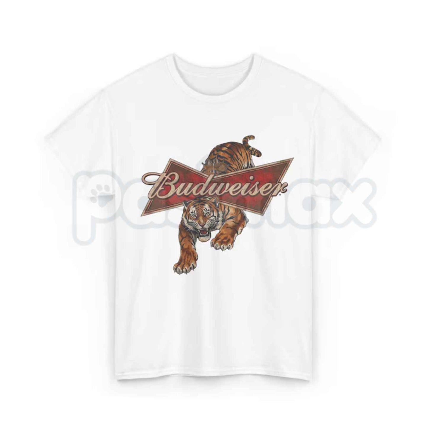 Vintage Style Budweiser Tiger T-Shirt – Retro Beer Unisex Cotton Graphic Tee