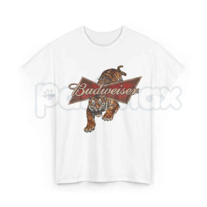 Vintage Style Budweiser Tiger T-Shirt – Retro Beer Unisex Cotton Graphic Tee