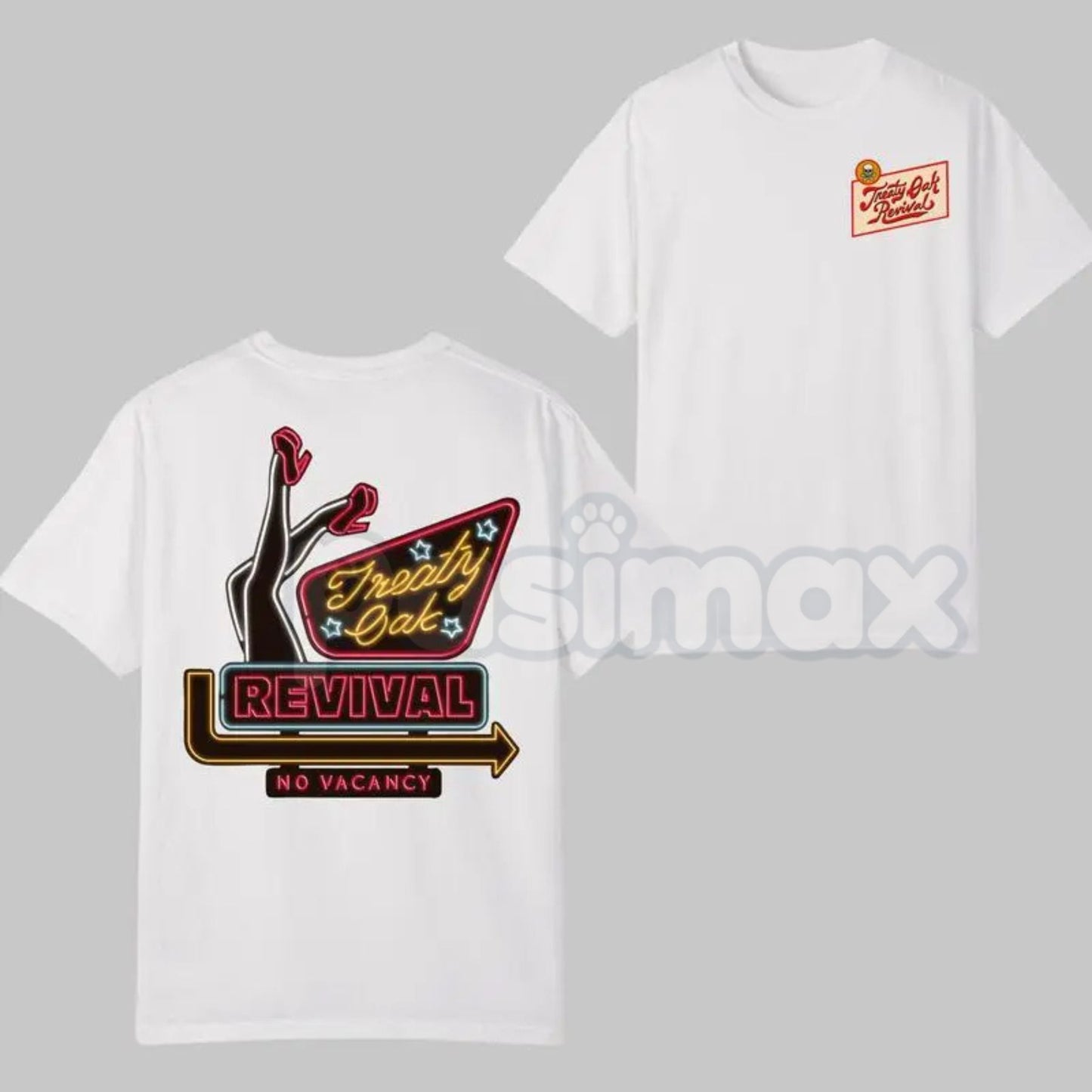 Treaty Oak Revival "No Vacancy" T-Shirt - Texas Red Dirt Country Music Tee, West Texas Rock Graphic Shirt, Official Style Band Fan Merch