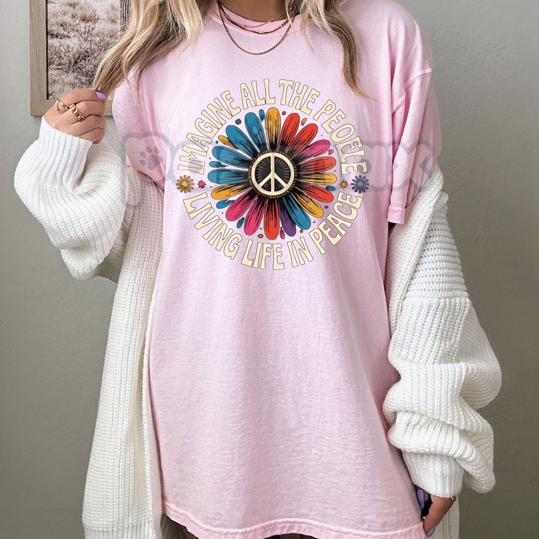 Imagine Peace - John Lennon Inspired Graphic T-Shirt – Pasimax