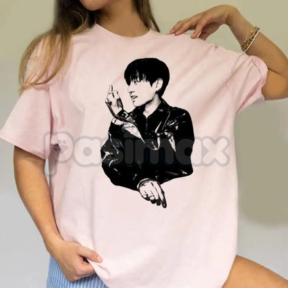 JK Vintage Graphic T-Shirt – Retro 90s Bad Boy Aesthetic Tee, K-Pop Inspired Streetwear, Oversized Grunge Fan Merchandise for Men & Women