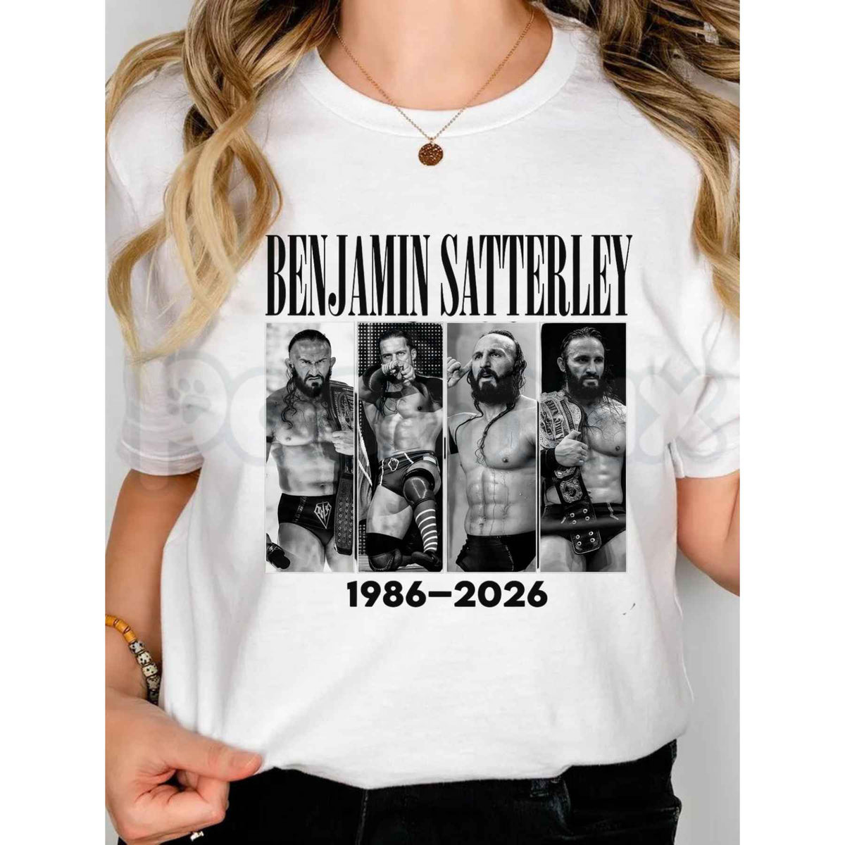 Vintage Tribute Benjamin Satterley 1986-2026 T-Shirt – Pro Wrestling Unisex Graphic Tee