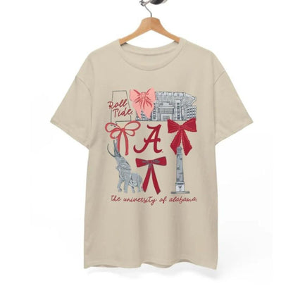 Vintage Coquette NCAA College T-Shirt - Preppy Retro All Teams Tee, Girly Game Day Outfit by ShamCren