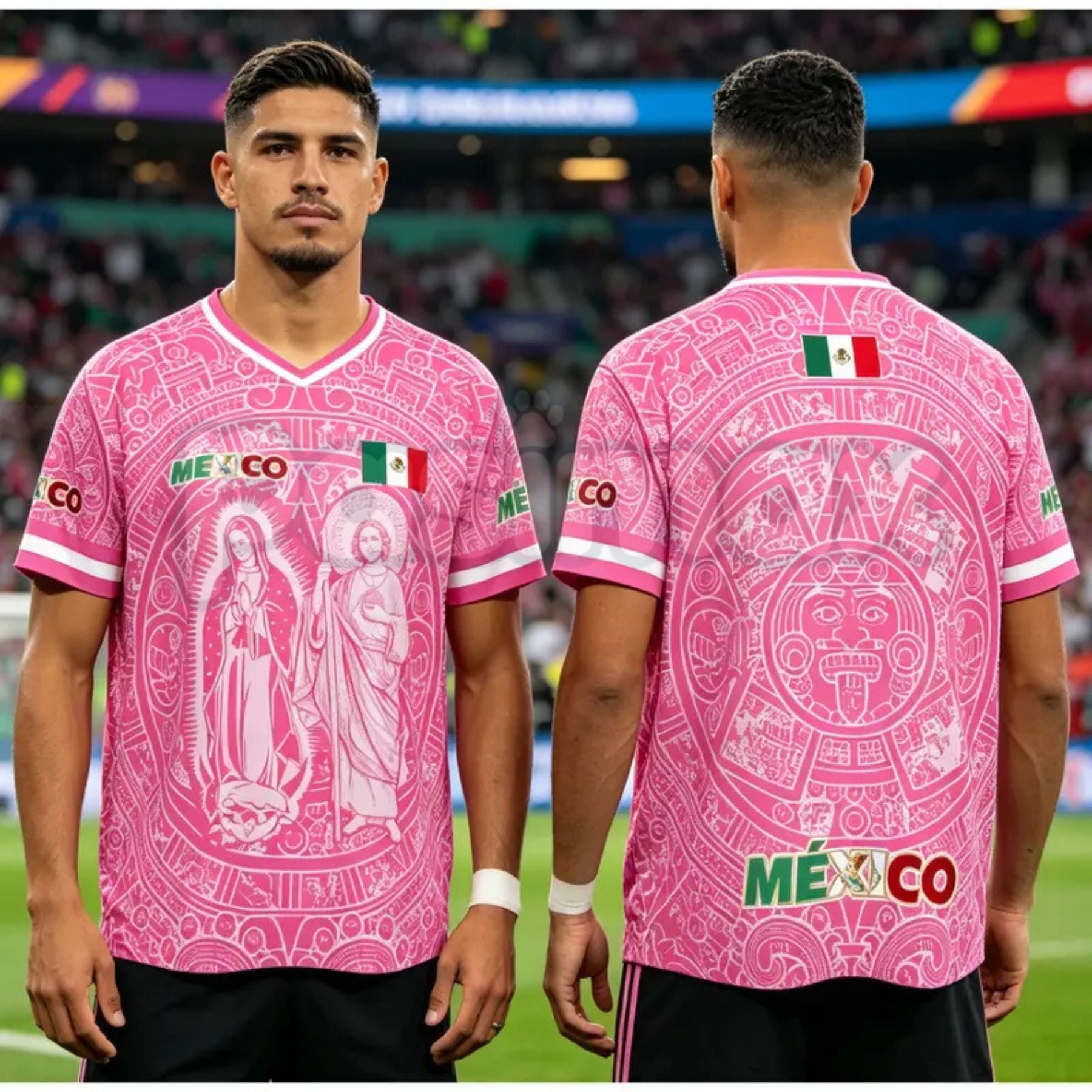Mexico Virgencita & San Juditas Soccer Jersey | 2026 Fan – Pasimax