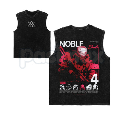 Noble Team Halo Reach T-Shirt – Remember Reach Unisex Graphic Tee, Lightweight Vintage Washed Cotton Gaming Streetwear