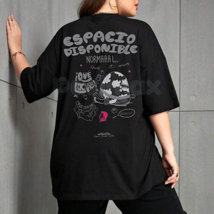 "Espacio Disponible" Shirt - Available Space Spanish Slogan Tee, Minimalist Graphic T-Shirt, Unisex Trendy Apparel