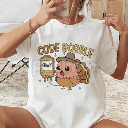 Comfort Colors® 'Thankful to be Off Duty' Nurse T-Shirt – Thanksgiving Holiday RN Appreciation Tee, Cozy Medical Staff Gift