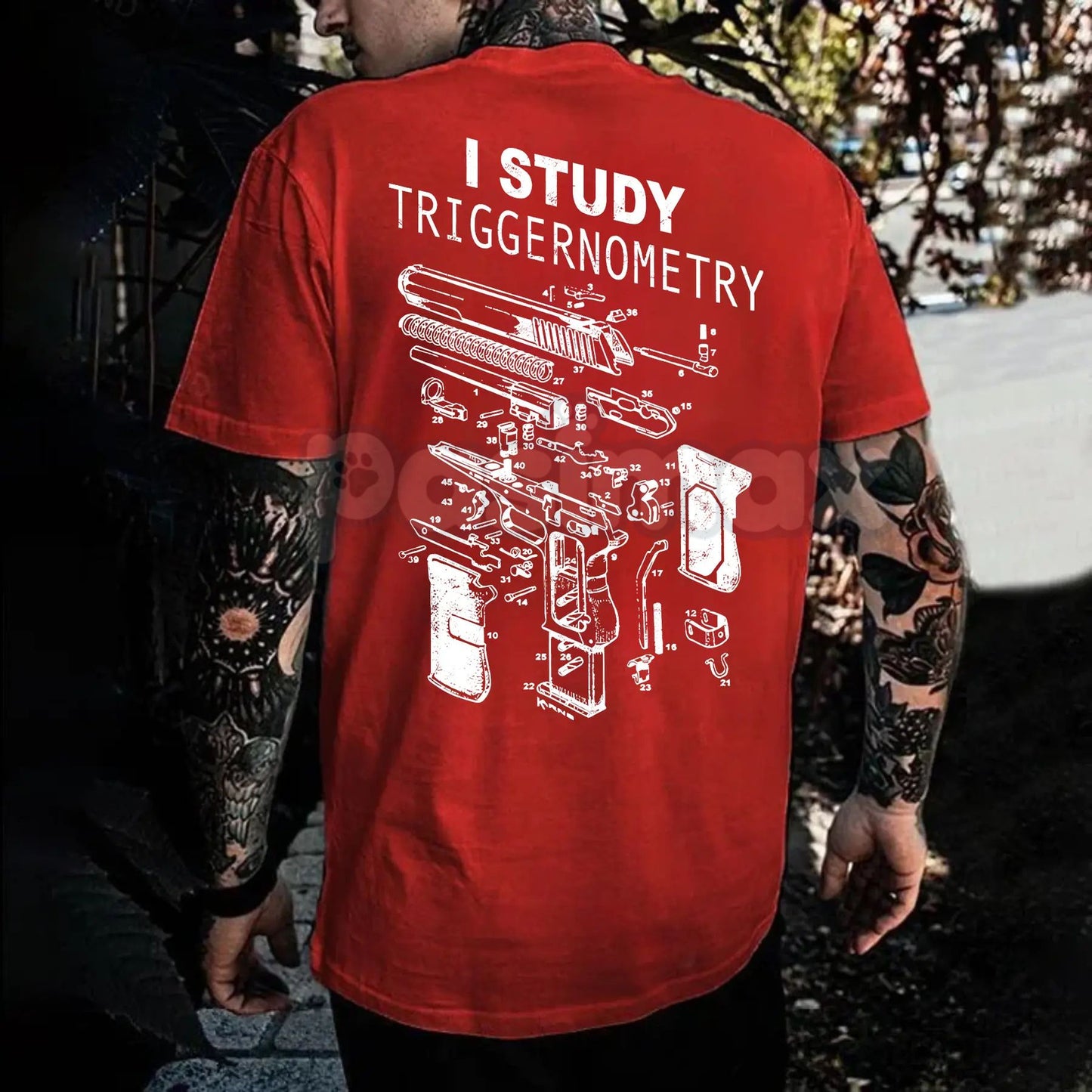 "I Study Triggernometry" T-Shirt - Funny Witty Slogan Tee, Political Humor Statement Shirt, Sarcastic Culture War Apparel