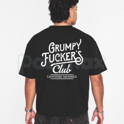 Funny "Grumpy F*ckers Club" T-Shirt – Sarcastic Graphic Novelty Humor Tee
