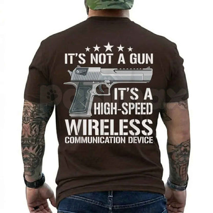 High Speed Wireless Communication T-Shirt – Funny Tactical Operator Graphic Unisex Tee