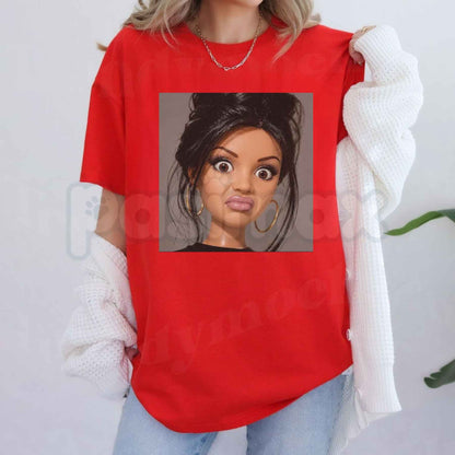 Stank Face Doll Girl Meme T-Shirt – Funny Sarcastic Attitude Women's Graphic Tee