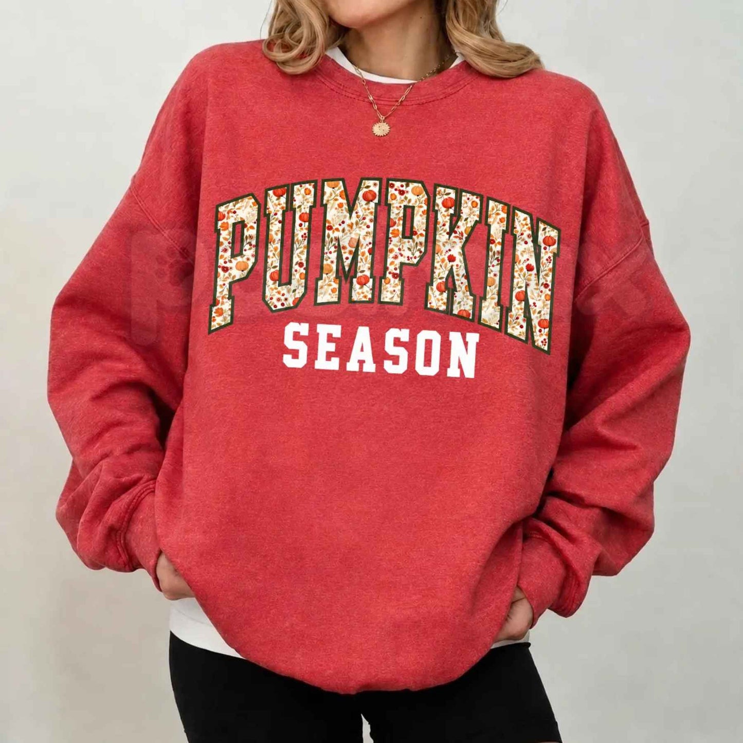 Pumpkin Season Sweatshirt | Cozy Autumn Fall Patch Outfit