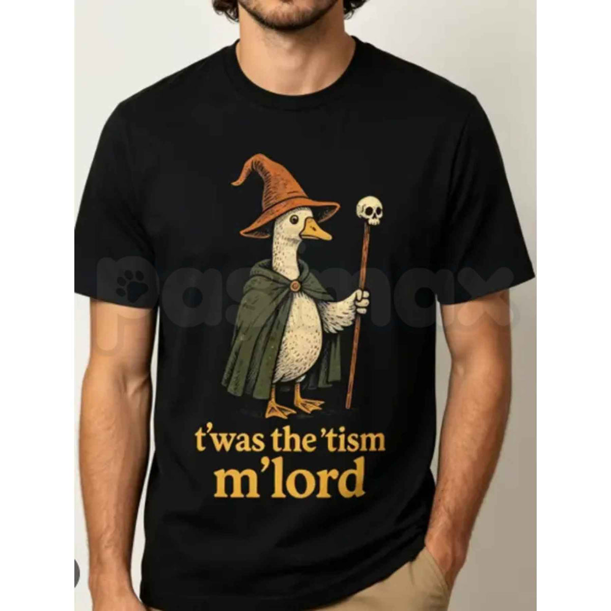 Twas The Tism M Lord Silly Goose T-Shirt – Funny Neurodivergent Meme Unisex Tee
