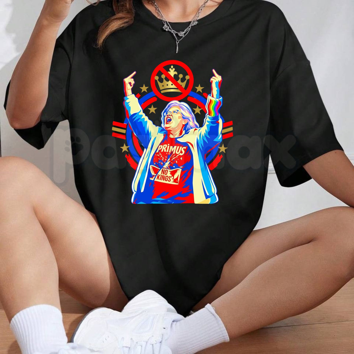 Women's Primus No Kings T-Shirt – Retro Funk Metal Band Graphic Tee