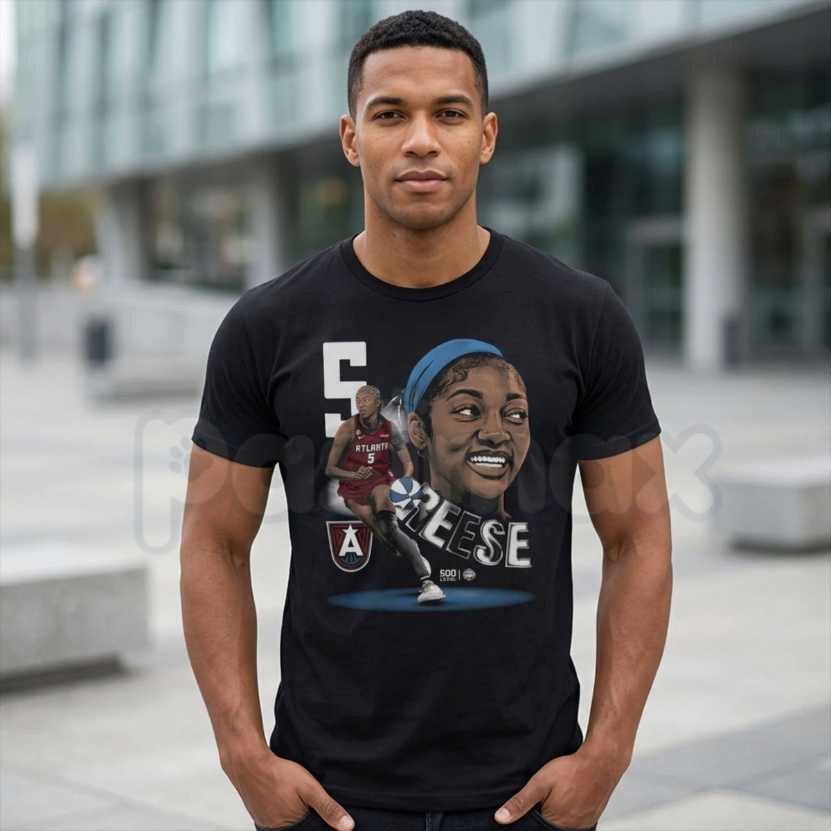 Angel Reese Atlanta Dream Dual Image T-Shirt – WNBA Hoops Graphic Tee