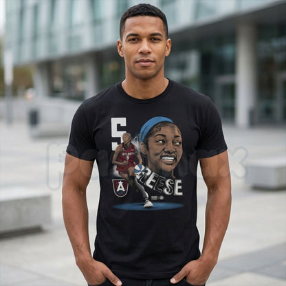 Angel Reese Atlanta Dream Dual Image T-Shirt – WNBA Hoops Graphic Tee