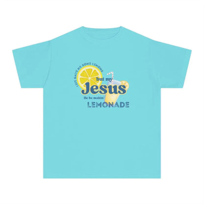 Inspirational Christian Shirt – Lemonade Faith Tee, "Life Gave Me Lemons but Jesus Makes Lemonade" Shirt, Cute Religious Gift, Bible Verse Top