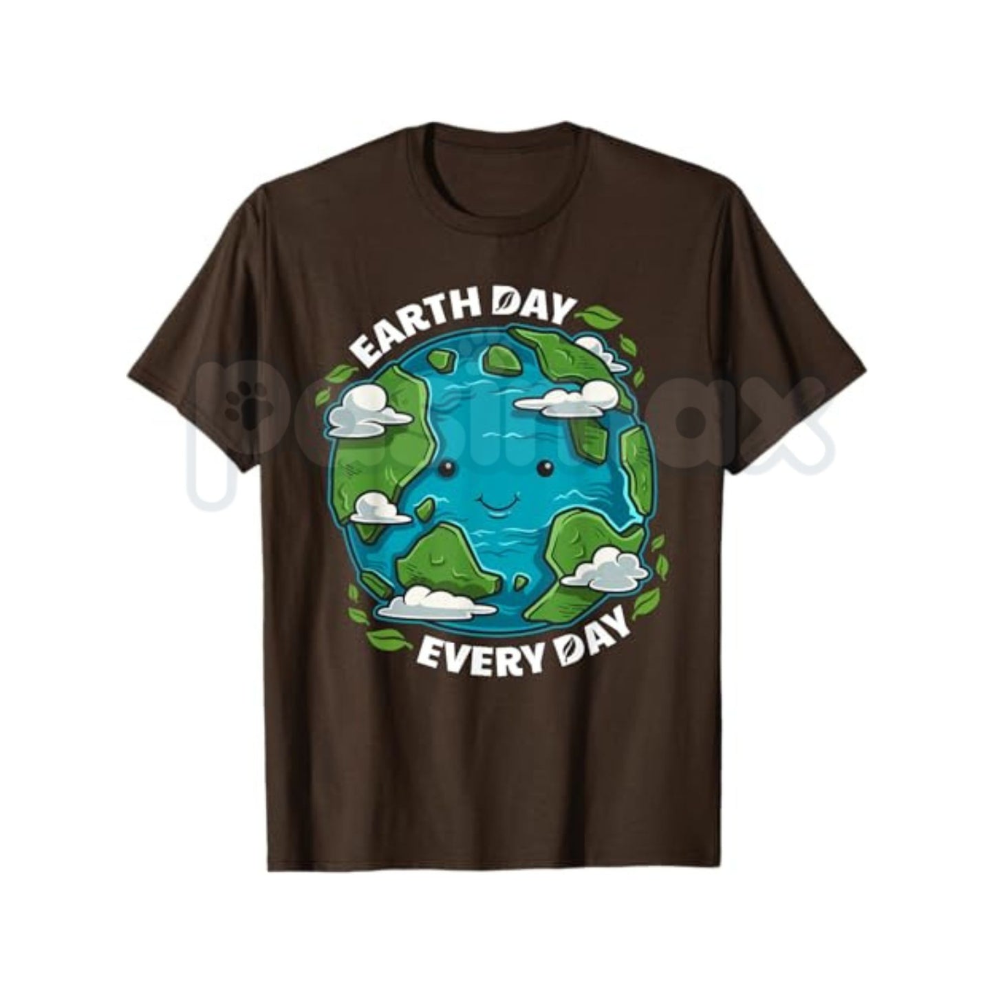 "Earth Day Every Day" Cute Environmental T-Shirt – Eco-Friendly Gift Graphic Tee, Premium 100% Cotton Sustainable Nature Top, Soft Lived-In Heavyweight Planet Pride Shirt, Made in USA