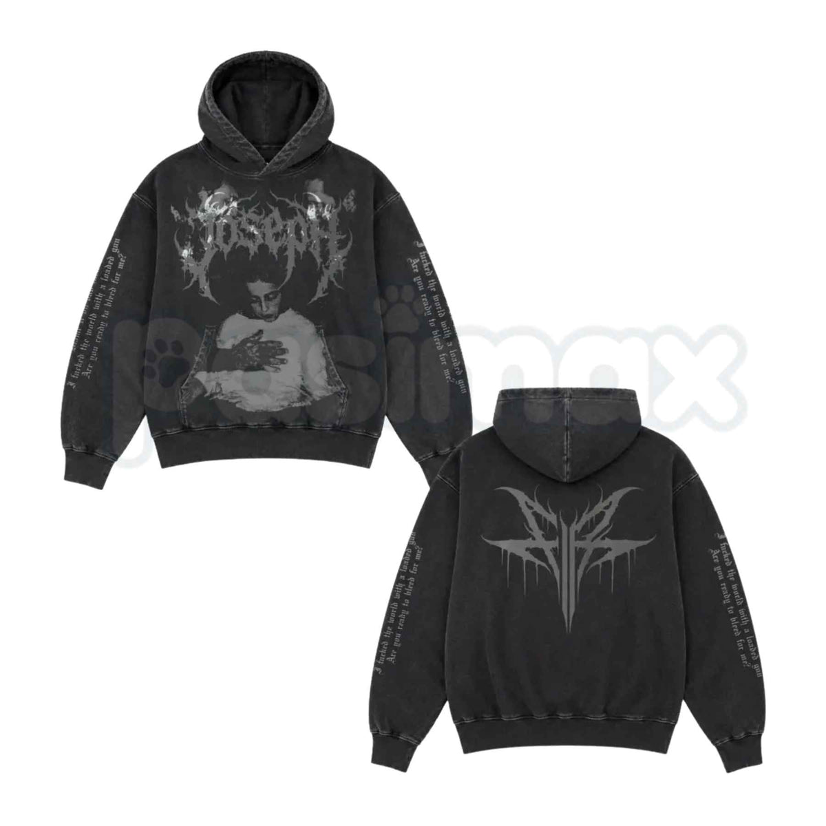Joseph Pullover Hoodie – Classic Casual Streetwear, Vintage Washed Essential