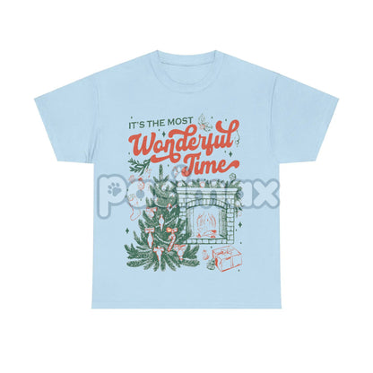 "It's The Most Wonderful Time" Christmas Shirt - Merry Christmas Shirt, Classic Holiday Slogan Tee