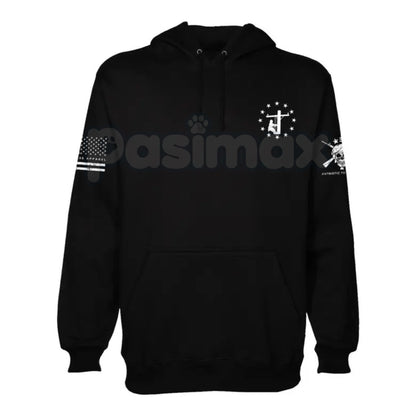 Patriotic American Flag Lineman Hoodie – USA Flag Work Pullover, Electric Lineworker Trade Apparel, Unisex